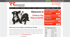 Desktop Screenshot of chilternsdogrescue.org.uk